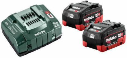 Metabo Σετ 2 Μπαταριών Εργαλείου Λιθίου 18V Χωρητικότητας 5.5Ah με Φορτιστή Κωδικός: 685122000