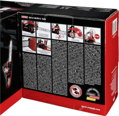 Einhell GE-LC 36/35 Li-Solo Αλυσοπρίονο Μπαταρίας Solo Brushless 18V 4.72kg με Λάμα 35cm Κωδικός: 4501780