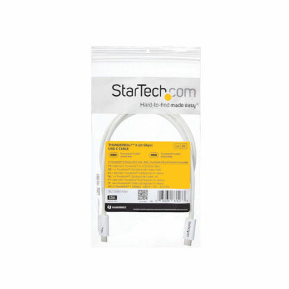 StarTech Thunderbolt 3 Cable Λευκό 1m (TBLT3MM1MW)