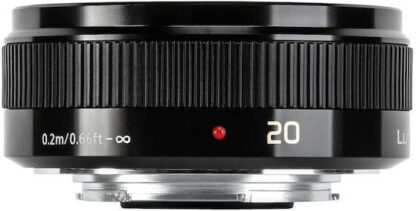 Panasonic Crop Φωτογραφικός Φακός Lumix G 20mm f/1.7 II ASPH Standard / Pancake για Micro Four Thirds (MFT) Mount Μαύρος