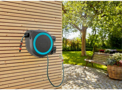 Gardena Wall-mounted Hose Box RollUp M/L (turquoise) 25 m