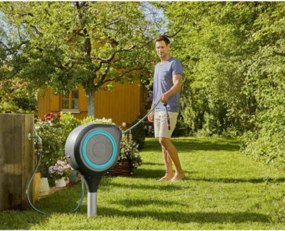Gardena Αυτόματη Ανέμη Ποτίσματος Τοίχου με Λάστιχο 20m M Rollup Κωδικός: 18614-20