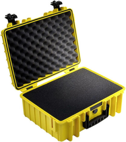 B&W Outdoor Case Type 5000 yellow with foam insert