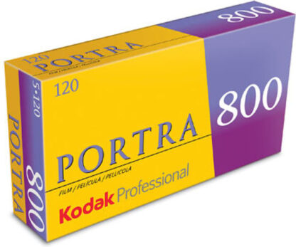 Kodak Color Negative Portra 800 Ρολό Φιλμ 120 (5x16 Exposures) Κωδικός: 8127946