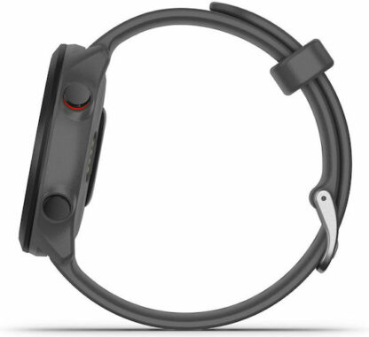 Garmin Forerunner 55 42mm Αδιάβροχο Smartwatch με Παλμογράφο (Monterra Grey)