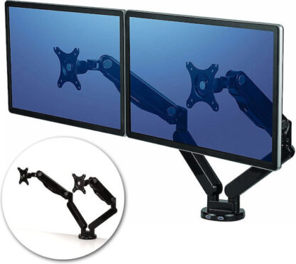 Fellowes Platinum Series Double Monitorarm black