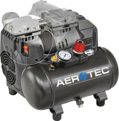 Aerotec Supersil 6 Μονοφασικό Κομπρεσέρ Αέρος με Ισχύ 1hp και Αεροφυλάκιο 6lt Κωδικός: 2010261