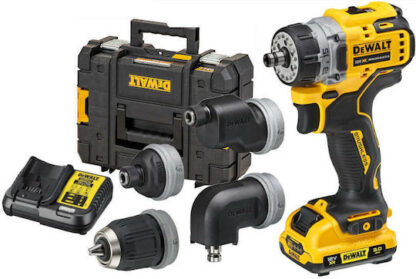 Dewalt Δραπανοκατσάβιδο Μπαταρίας Brushless 12V 2x3Ah Κωδικός: DCD703L2T