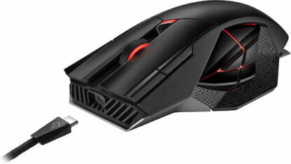 Asus ROG Spatha X Ασύρματο RGB Gaming Ποντίκι 19000 DPI Μαύρο