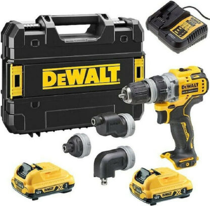 Dewalt Δραπανοκατσάβιδο Μπαταρίας Brushless 12V 2x3Ah Κωδικός: DCD703L2T