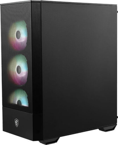 MSI MAG Forge 112R Gaming Midi Tower Κουτί Υπολογιστή με Πλαϊνό Παράθυρο και RGB Φωτισμό Μαύρο
