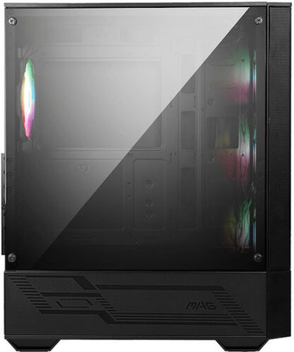MSI MAG Forge 112R Gaming Midi Tower Κουτί Υπολογιστή με Πλαϊνό Παράθυρο και RGB Φωτισμό Μαύρο
