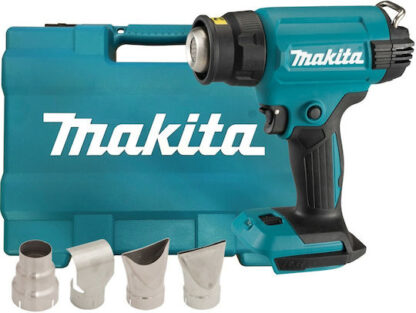 Makita Πιστόλι Θερμού Αέρα 18V Solo με Ρύθμιση Θερμοκρασίας εως και 550°C Κωδικός: DHG181ZK