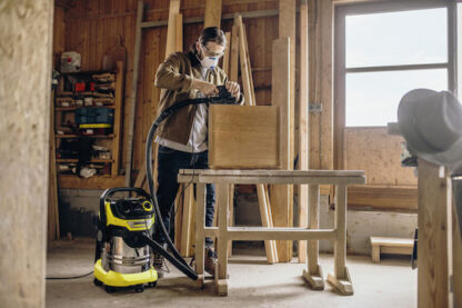 Karcher WD 5 P S V-25/5/22 Σκούπα Υγρών / Στερεών 1100W με Ανοξείδωτο Κάδο 25lt