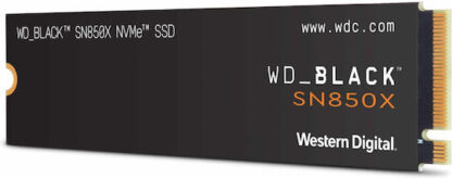 Western Digital Black SN850X W/o Heatsink SSD 2TB M.2 NVMe PCI Express 4.0 Κωδικός: WDS200T2X0E