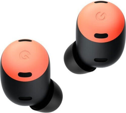 Google Pixel Buds Pro Bluetooth Handsfree Ακουστικά με Αντοχή στον Ιδρώτα και Θήκη Φόρτισης Coral