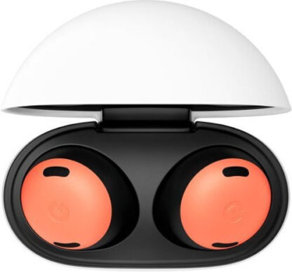 Google Pixel Buds Pro Bluetooth Handsfree Ακουστικά με Αντοχή στον Ιδρώτα και Θήκη Φόρτισης Coral