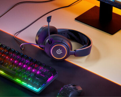 SteelSeries Arctis Nova 3 Over Ear Gaming Headset με σύνδεση 3.5mm / USB