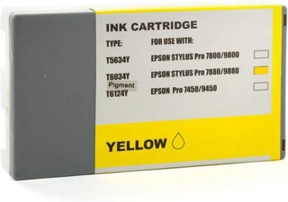 Epson T6034 Γνήσιο Μελάνι Εκτυπωτή InkJet Κίτρινο (C13T603400)