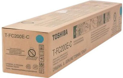Toshiba T-FC200E Γνήσιο Toner Laser Εκτυπωτή Κυανό (6AJ00000119)