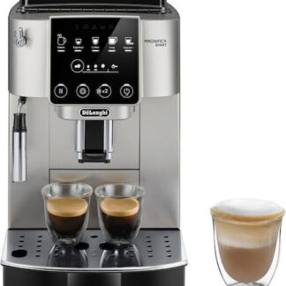 De'Longhi Magnifica Plus Αυτόματη Μηχανή Espresso 1450W Πίεσης 15bar για Cappuccino με Μύλο Άλεσης Γκρι