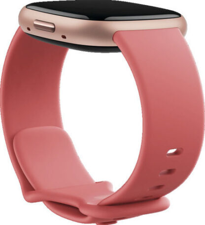 Fitbit Versa 4 Aluminium 41mm Αδιάβροχο Smartwatch με Παλμογράφο (Pink Sand/Copper Rose)