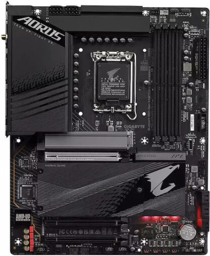 GIGABYTE Z790 AORUS ELITE AX Motherboard - Supports Intel Core 14th CPUs  16*+2+1 Phases Digital VRM  up to 7600MHz DDR5 (OC)  4xPCIe 4.0 M.2  Wi-Fi 6E  2.5GbE LAN  USB 3.2 Gen 2x2