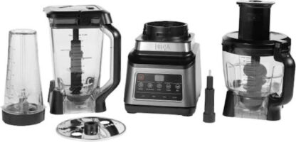 Ninja Πολυμίξερ 1200W με Κάδο 1.8lt και Κανάτα Μπλέντερ Μαύρο Κωδικός: BN800EU
