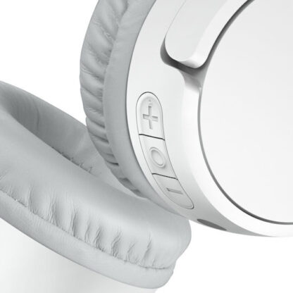 Belkin Soundform Mini Ασύρματα / Ενσύρματα On Ear Παιδικά Ακουστικά με 30 ώρες Λειτουργίας Λευκά AUD002btWH