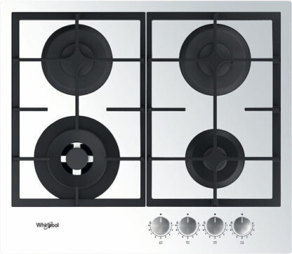 Whirlpool AKTL629/WH White Built-in 59 cm Gas 4 zone(s)