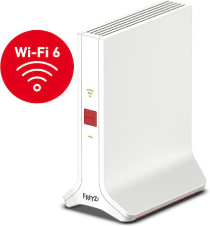 AVM Fritz!Repeater 3000 AX Mesh WiFi Extender Tri Band (2.4 & 5 & 5GHz) 3000Mbps με 2 Θύρες Gigabit Ethernet