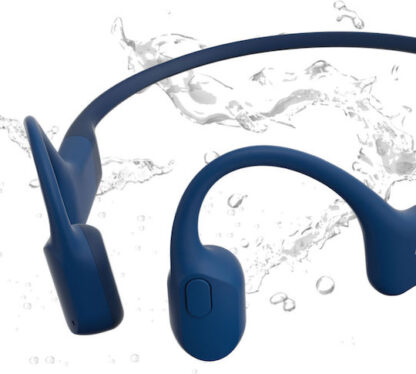 Shokz OpenRun Bone Conduction Bluetooth Handsfree Ακουστικά με Αντοχή στον Ιδρώτα Μπλε