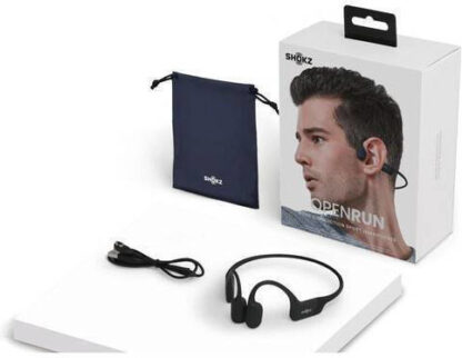 Shokz OpenRun Bone Conduction Bluetooth Handsfree Ακουστικά με Αντοχή στον Ιδρώτα Μπλε