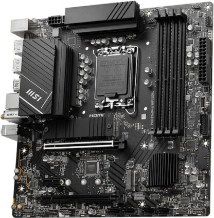 MSI Pro B760M-A WIFI DDR4 Motherboard Micro ATX με Intel 1700 Socket