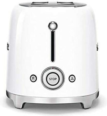 Smeg Φρυγανιέρα 2 Θέσεων 1500W Λευκή Κωδικός: TSF02WHEU