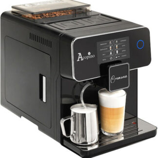 Acopino Modena One Touch Αυτόματη Μηχανή Espresso 1500W Πίεσης 19bar με Μύλο Άλεσης Μαύρη