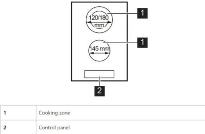 Electrolux Domino Κεραμική Εστία Αυτόνομη 52x29εκ. Κωδικός: LHR3233CK