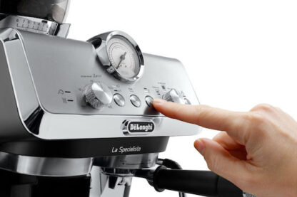 De'Longhi La Specialista Arte Αυτόματη Μηχανή Espresso 1400W Πίεσης 15bar με Μύλο Άλεσης Ασημί