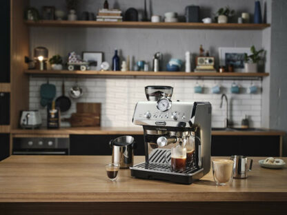 De'Longhi La Specialista Arte Αυτόματη Μηχανή Espresso 1400W Πίεσης 15bar με Μύλο Άλεσης Ασημί