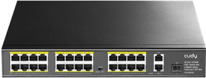 Cudy FS1026PS1 network switch Unmanaged Gigabit Ethernet (10/100/1000) Power over Ethernet (PoE) Black