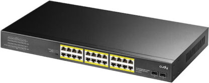 Cudy GS1028PS2 Unmanaged L2 PoE+ Switch με 24 Θύρες Gigabit (1Gbps) Ethernet και 2 SFP Θύρες