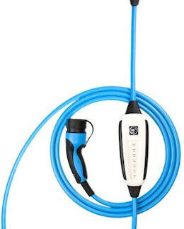 Dinitech Φορητός Μονοφασικός Σταθμός Φόρτισης 22kW με Ενσωματωμένο Καλώδιο Type 2 (289471)