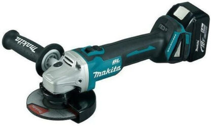 Makita Γωνιακός Τροχός Μπαταρίας Τροχός 125mm Μπαταρίας Brushless 3x5Ah
