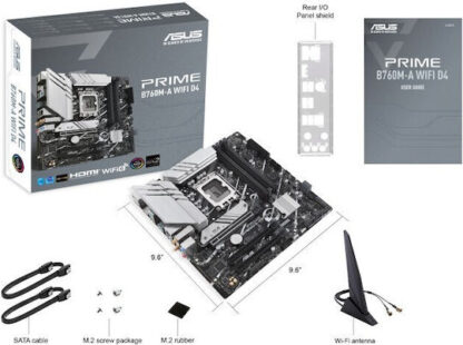 Asus Prime B760M-A WIFI D4 Motherboard Micro ATX με Intel 1700 Socket