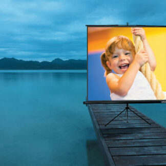 Reflecta Οθόνη Προβολής Projector Δαπέδου Crystal Line Tripod Lux με Λόγο Εικόνας 1:1 125x125cm Κωδικός: 87654