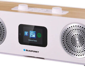 Blaupunkt IR50DAB Επιτραπέζιο Ραδιόφωνο Μπαταρίας DAB+ με Bluetooth και USB White / Wood