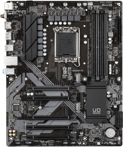 Gigabyte B760 DS3H AX DDR4 Motherboard - Supports Intel Core 14th CPUs  8+2+1 Phases Digital VRM  up to 5333MHz DDR4 (OC)  2xPCIe 4.0 M.2  Wi-Fi 6E  GbE LAN  USB 3.2 Gen 2