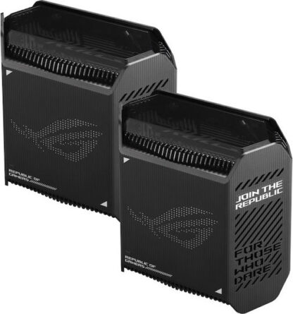 Asus ROG Rapture GT6 WiFi Mesh Network Access Point Wi‑Fi 6 Tri Band (2.4 & 5 & 5GHz) σε Διπλό Kit Μαύρο