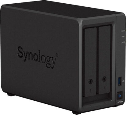Δικτυακή συσκευή αποθήκευσης NAS Synology DS723+ Μαύρο AM4 Socket: AMD Ryzen™ AMD Ryzen R1600