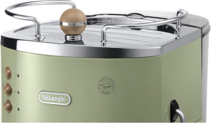 De'Longhi Icona Vintage Μηχανή Espresso 1100W Πίεσης 15bar Πράσινη